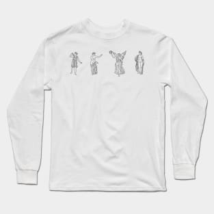 Greek Goddesses white Long Sleeve T-Shirt